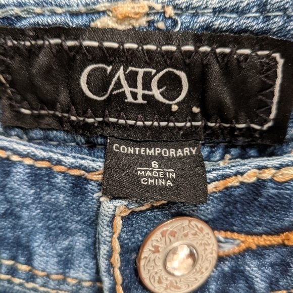 Cato Contemporary Capris Women's Size 6 - Picture 8 of 8